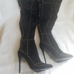 Boots, Thigh High - Mackin J - Size 7.5 -
